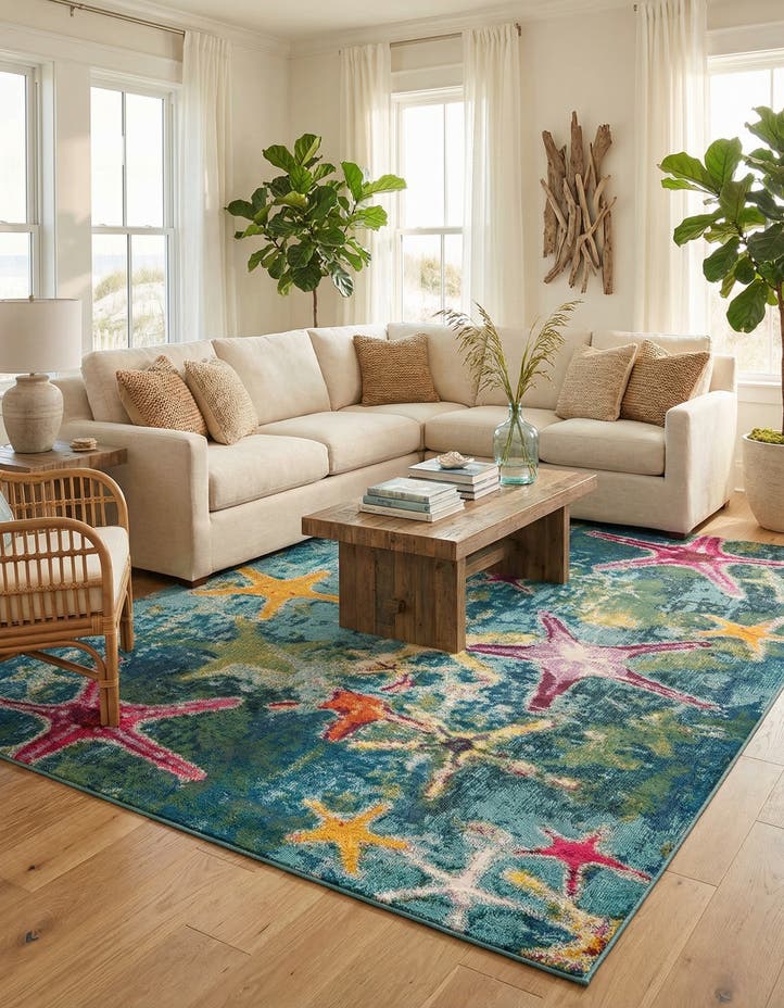 9' x 12' 2 Washable Amalfi Rug