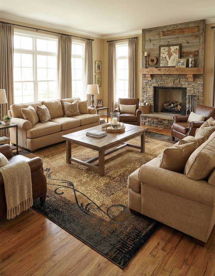 Detail image of 10' x 14' 1 Coffee Shop Rug