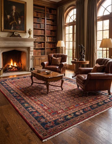 8' 4 x 11' 6 Hand Knotted Kazak Rug