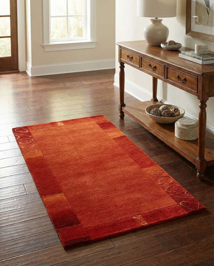 2' 4 x 4' 9 Hand Knotted Nepal Rug