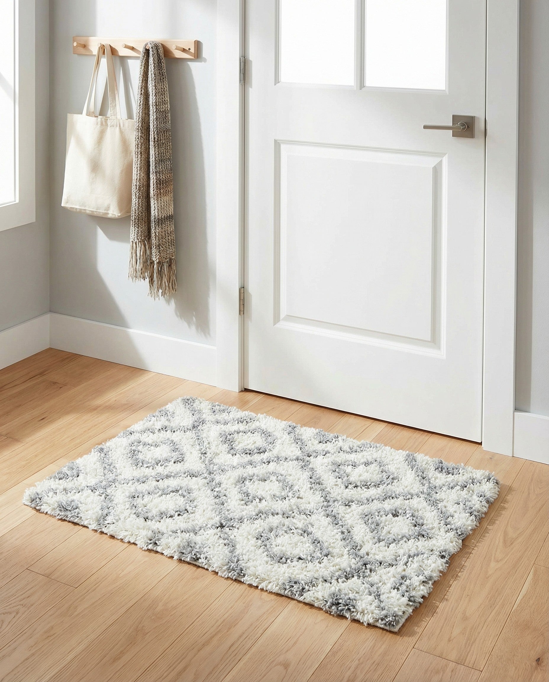 2' x 3' Trellis Shag Rug