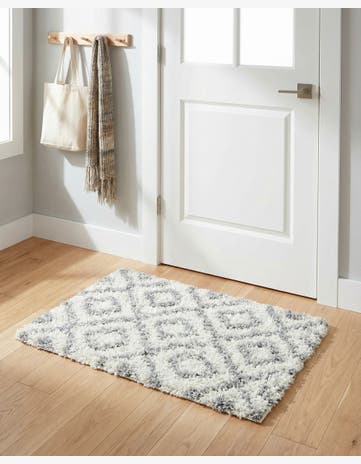 2' x 3' Trellis Shag Rug