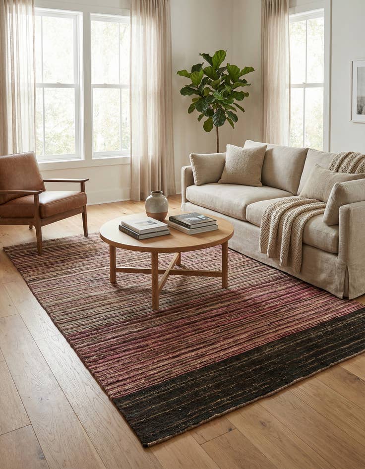 Detail image of 5' x 8' Hand Knotted Modern Ziegler Rug