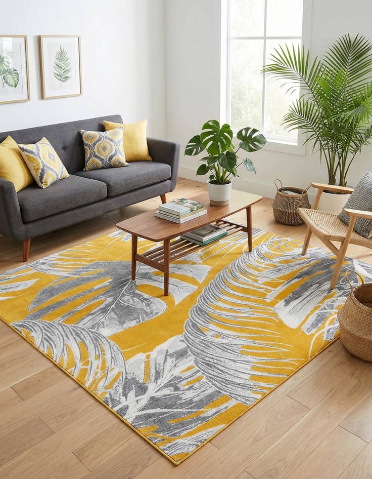 Detail image of 7' 10 x 7' 10 Blossom Square Rug