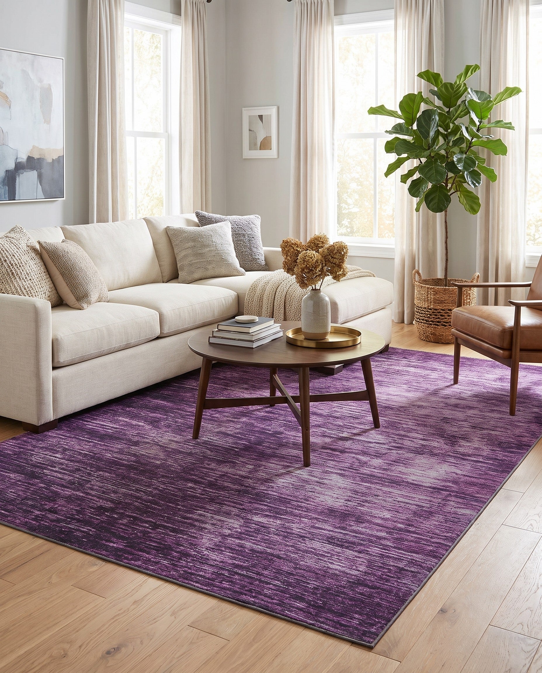 Purple Asha Rug