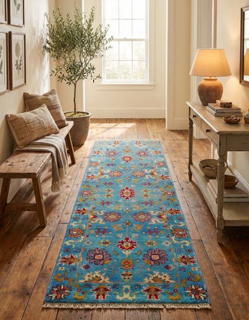 2' 2 x 6' 1 Hand Knotted Kazak Runner Rug