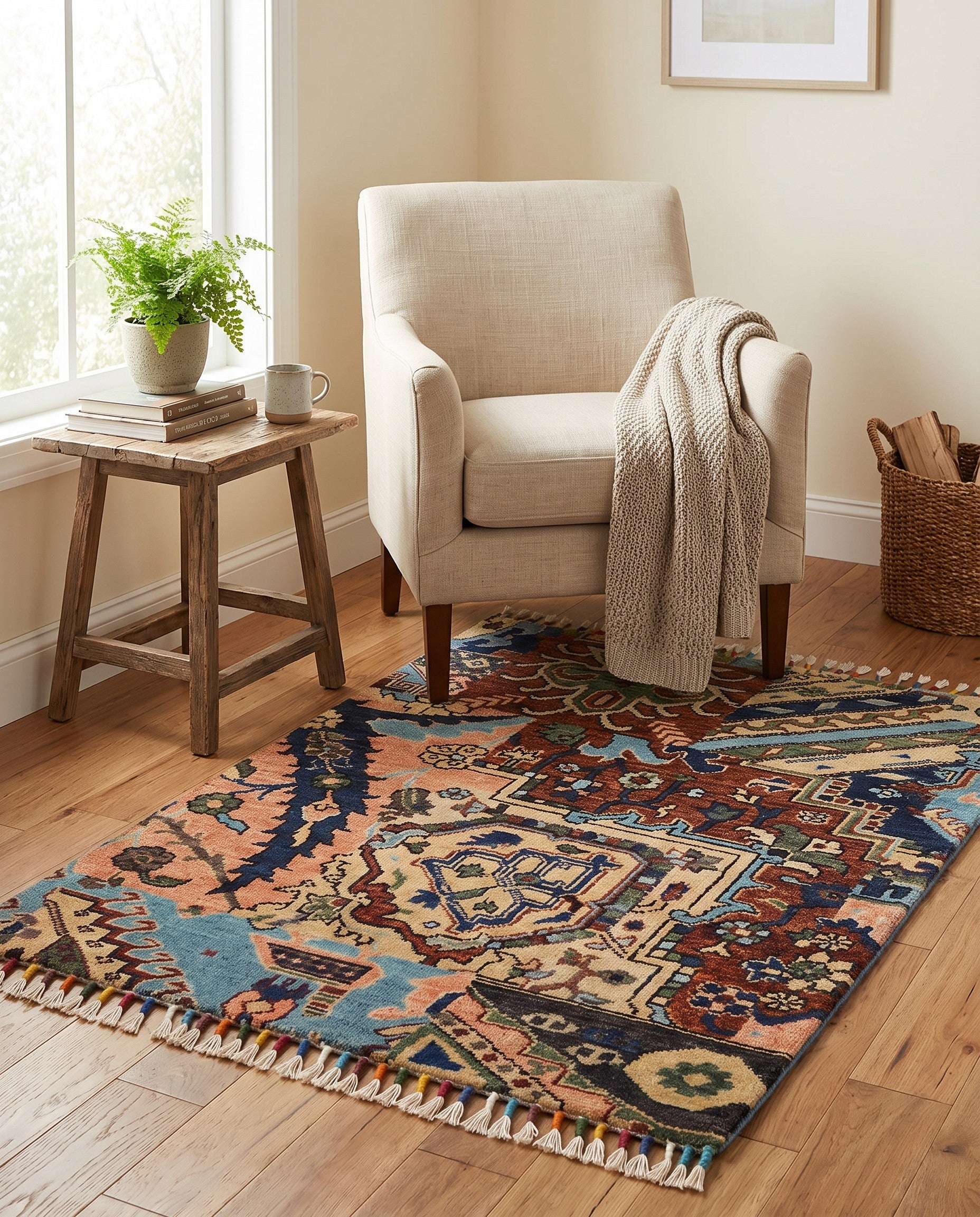 2' x 2' 11 Hand Knotted Ariana Ziegler Rug