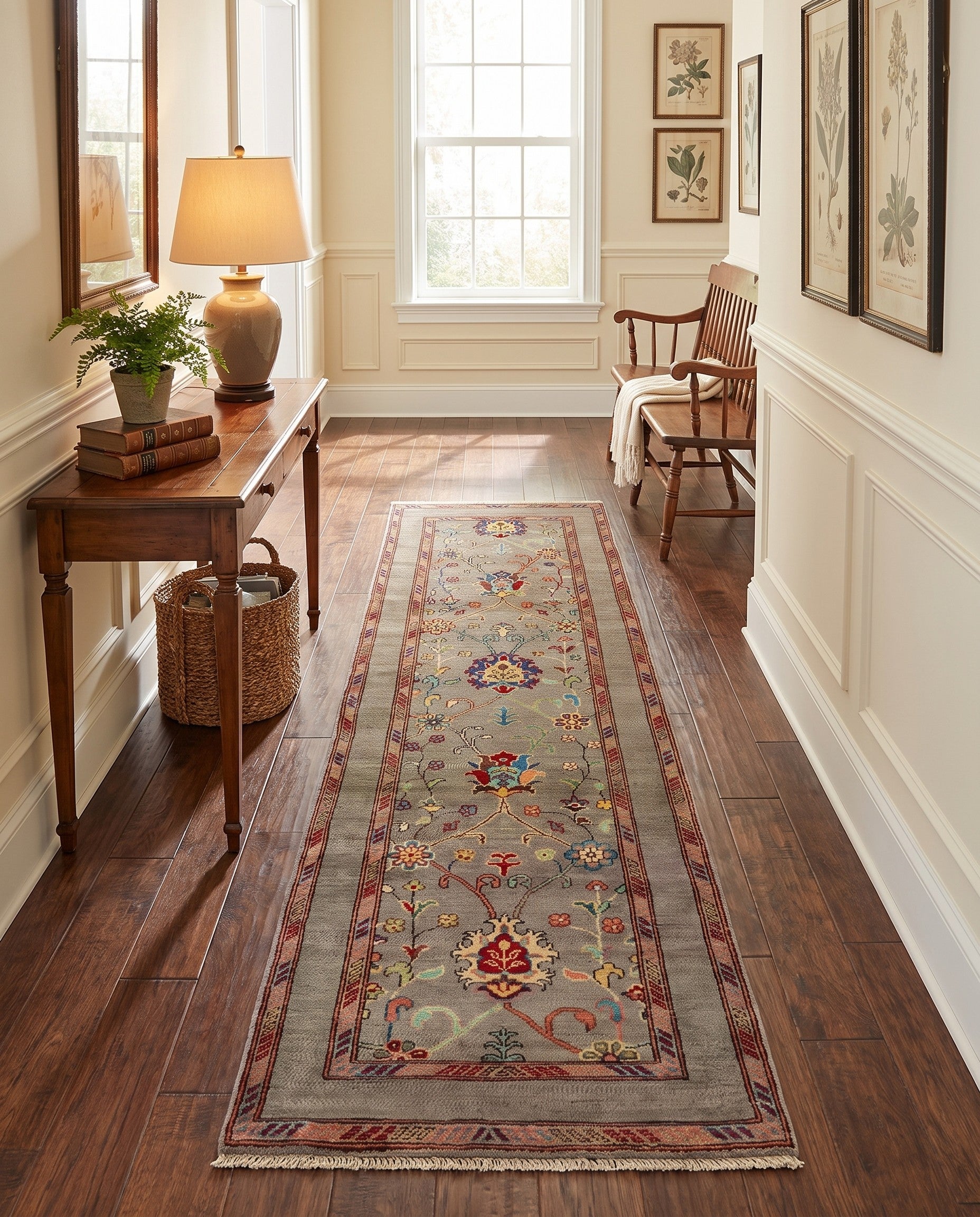2' 9 x 10' Hand Knotted Kazak Runner Rug