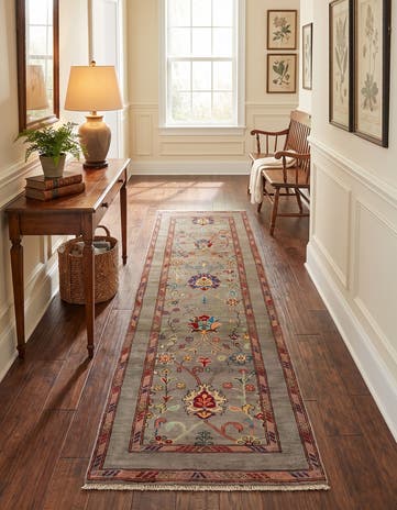 2' 9 x 10' Hand Knotted Kazak Runner Rug