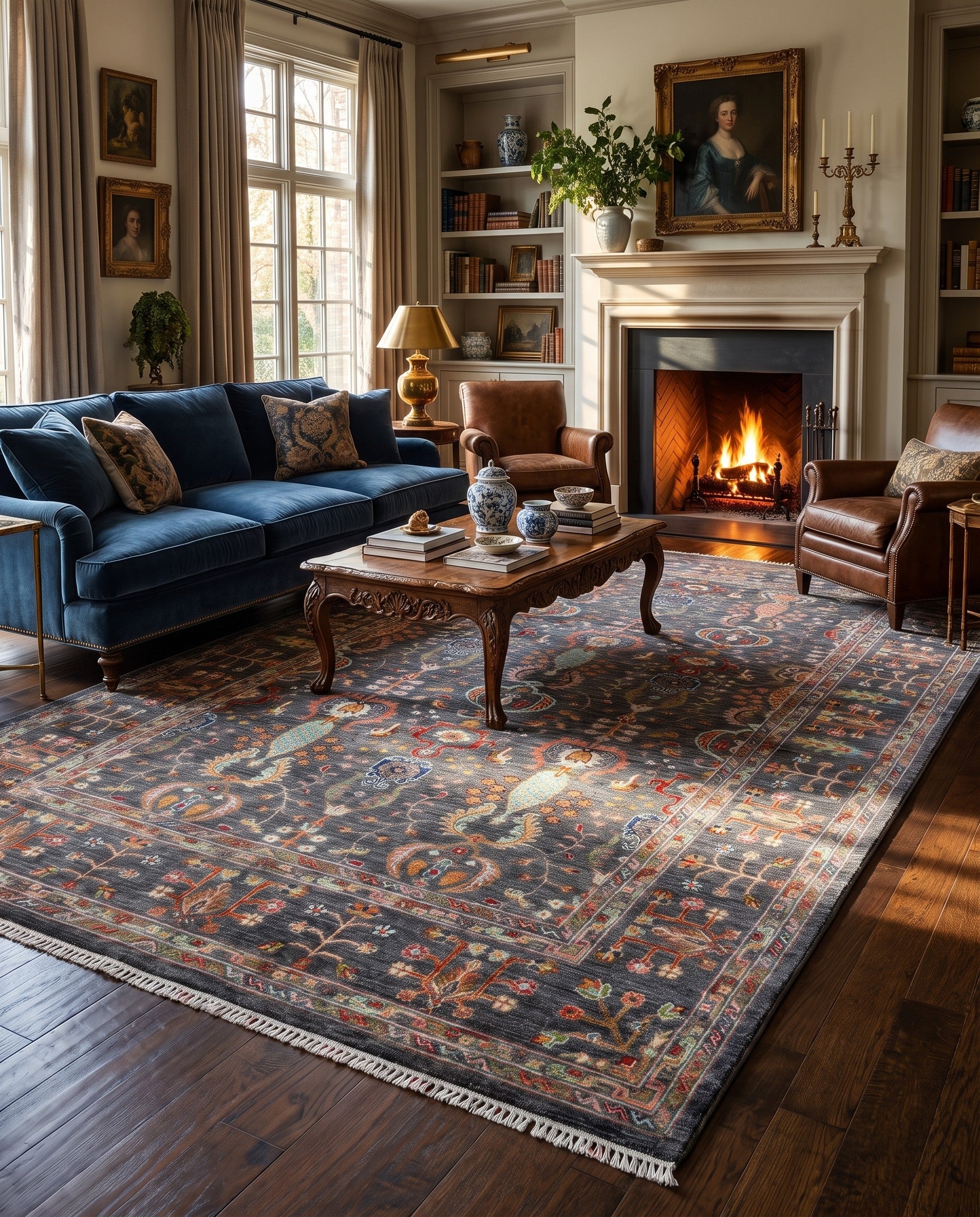 6' 5 x 9' 11 Hand Knotted Ariana Ziegler Rug
