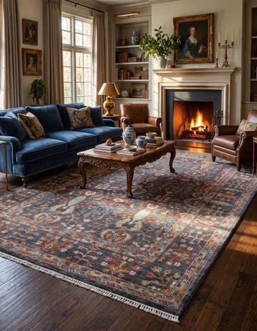 6' 5 x 9' 11 Hand Knotted Ariana Ziegler Rug