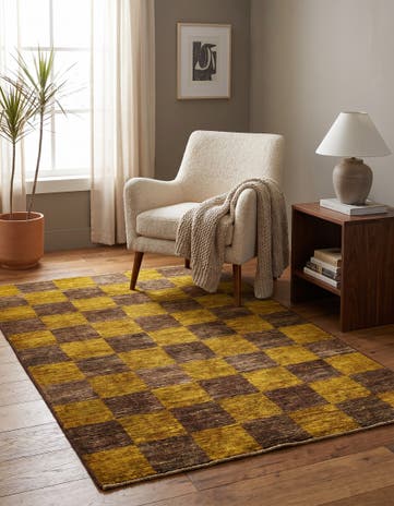3' 3 x 4' 10 Hand Knotted Modern Ziegler Oriental Rug