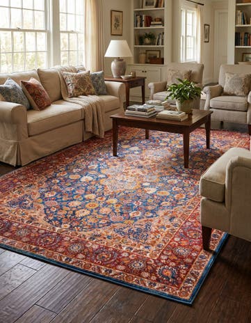 7' 6 x 10' 6 Washable Timeless Rug