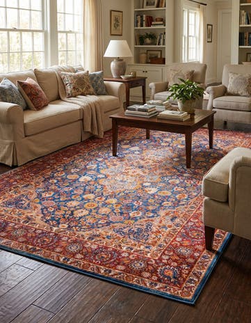 7' 6 x 10' 6 Washable Timeless Rug
