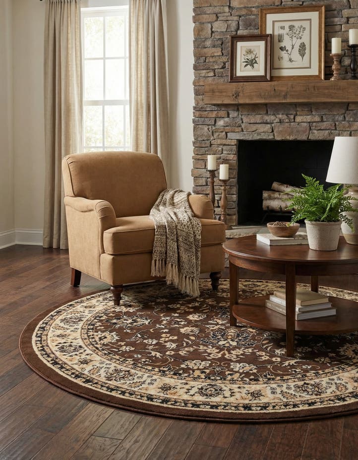 6' x 6' Yasmin Round Rug