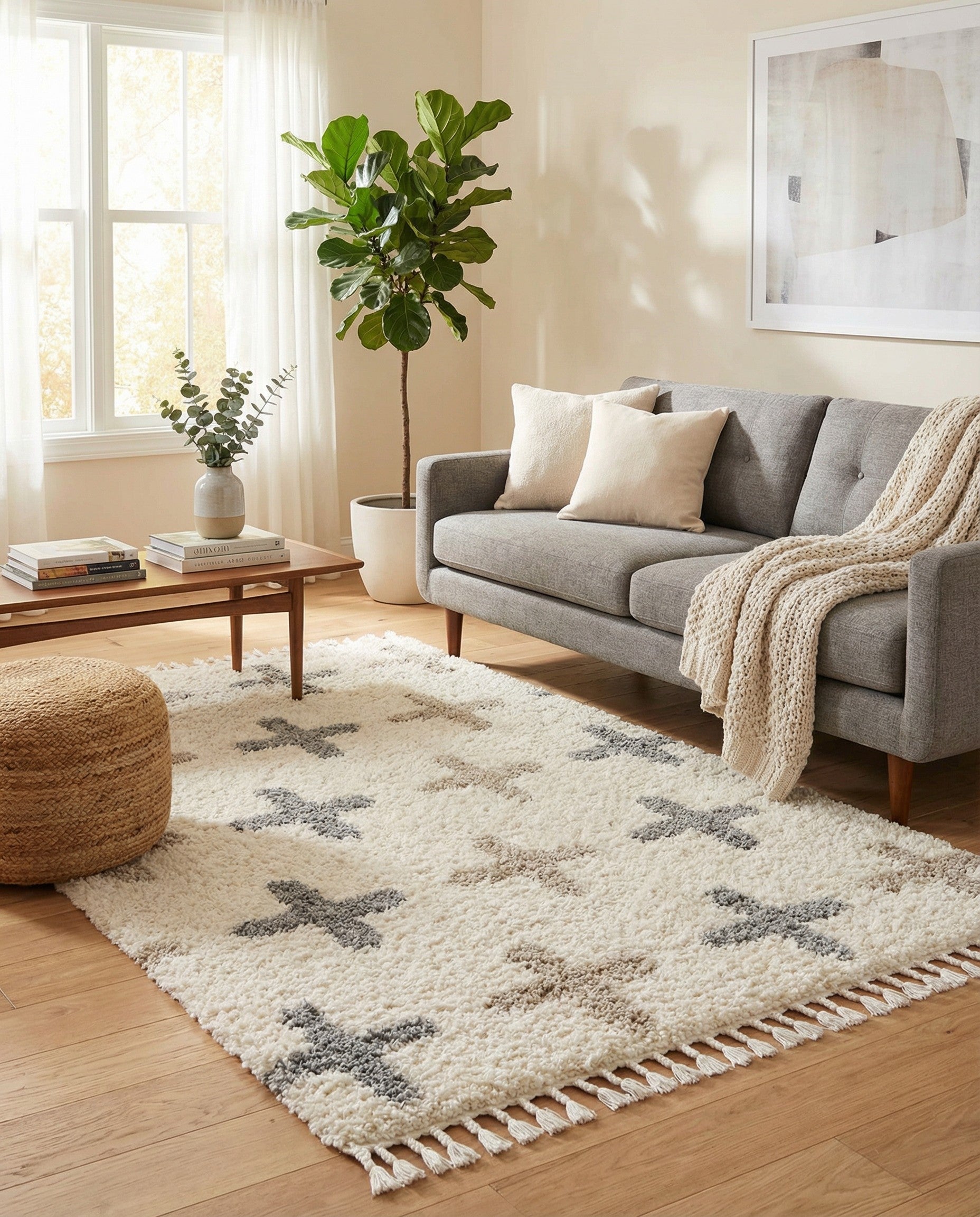 5' x 8' Lagom Shag Rug