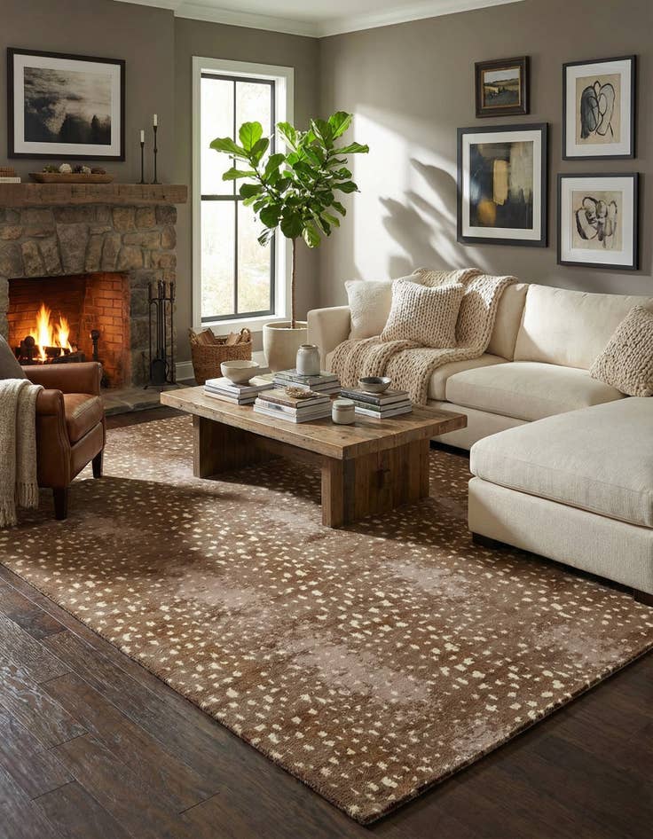 Detail image of 8' 11 x 11' 11 Hand Knotted Gabbeh Wool Rug