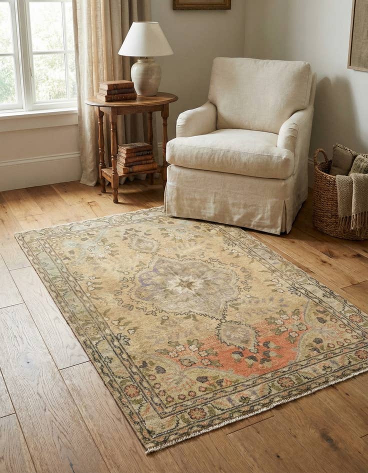 Detail image of 3' 1 x 4' 10 Hamedan Rug