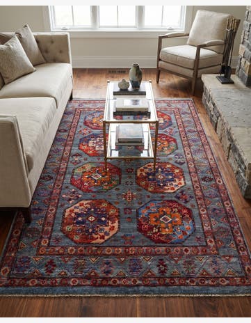 4' x 6' Hand Knotted Ariana Ziegler Rug