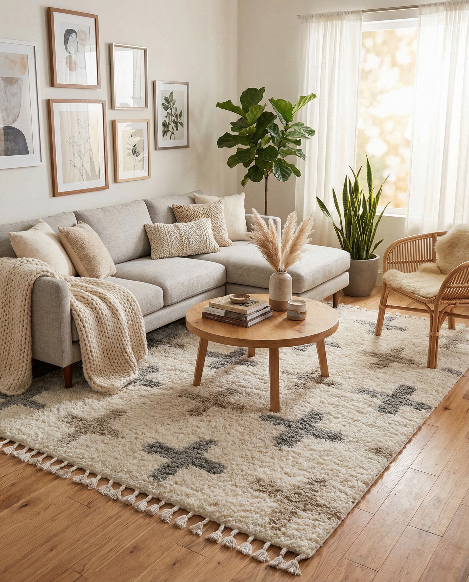 8' x 10' Athena Shag Rug