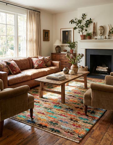 4' 3 x 6' Hand Knotted Balouch Wool Rug