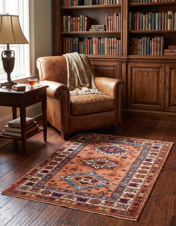 2' 8 x 3' 11 Hand Knotted Kazak Rug