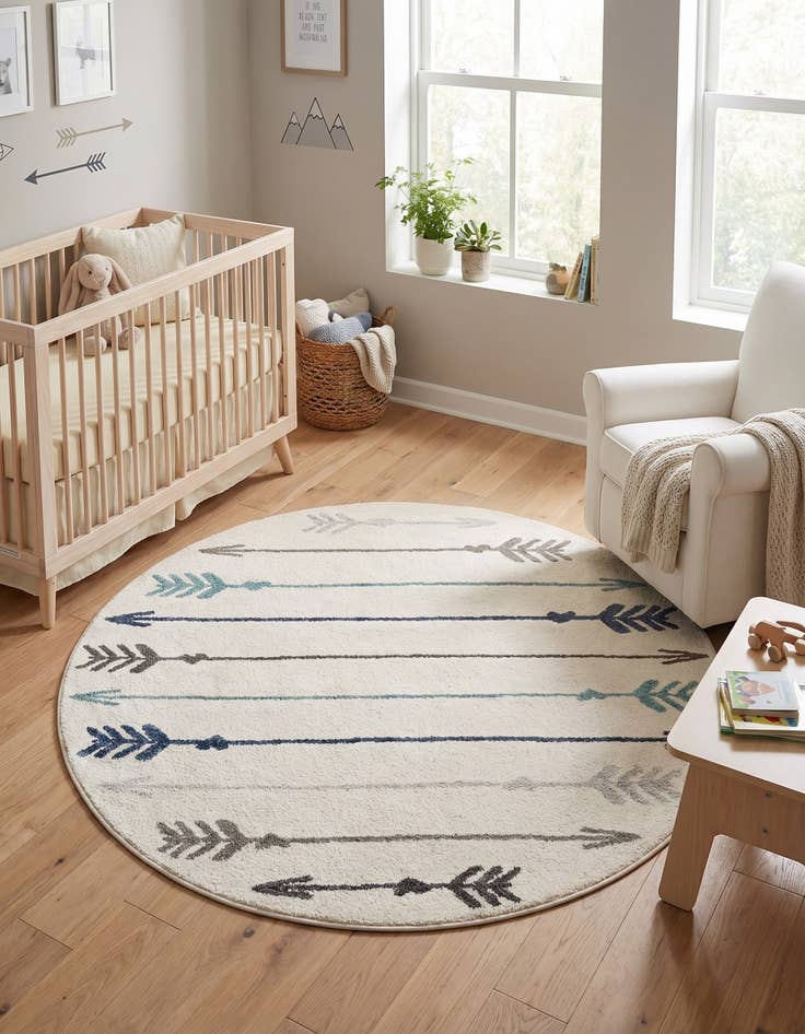 Detail image of 7' 10 x 7' 10 Harvest Round Rug