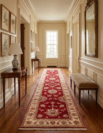 2' 10 x 10' 2 Hand Knotted Peshawar Ziegler Runner Rug