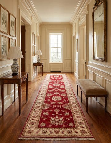 2' 10 x 10' 2 Hand Knotted Peshawar Ziegler Runner Rug