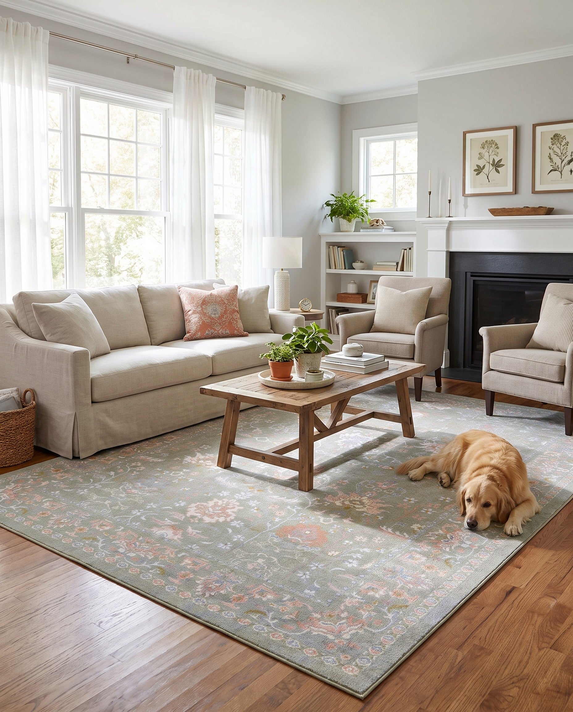 9' x 12' Kamala Washable Rug
