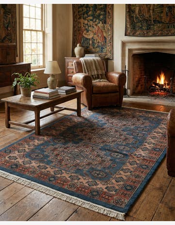 4' 2 x 6' 1 Hand Knotted Kazak Oriental Wool Rug