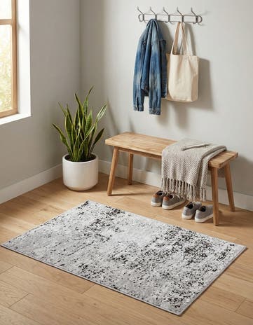 Gray Leipzig Rug