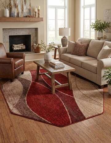 5' 3 x 5' 3 Equinox Octagon Rug