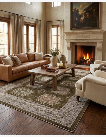 Green Grand Tradition Rug