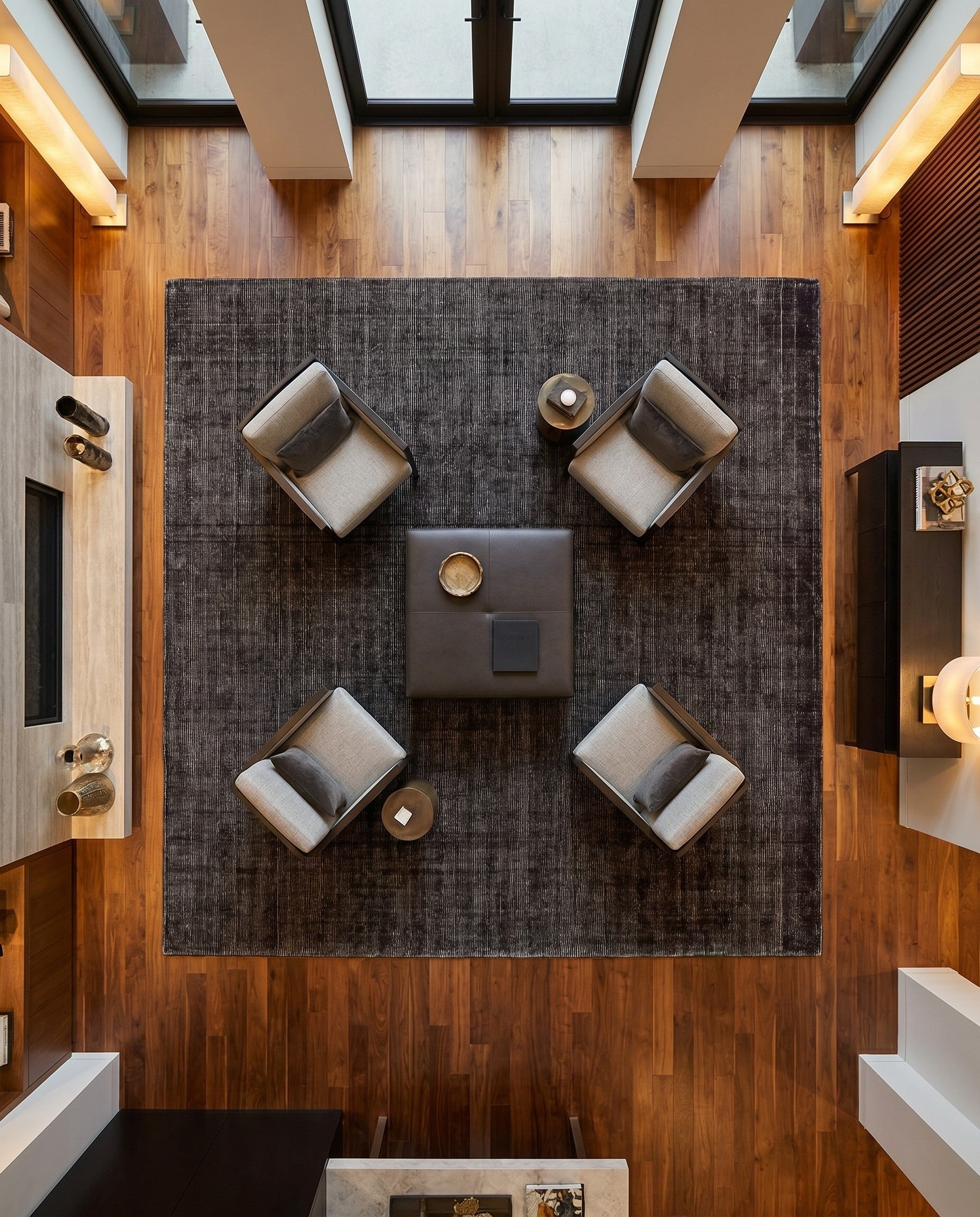 12' x 12' WoolCraft Geometric Square Rug