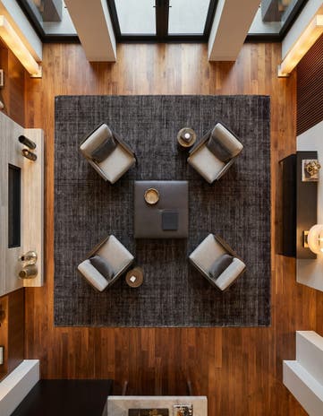 12' x 12' WoolCraft Geometric Square Rug