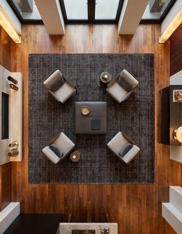 12' x 12' WoolCraft Geometric Square Rug