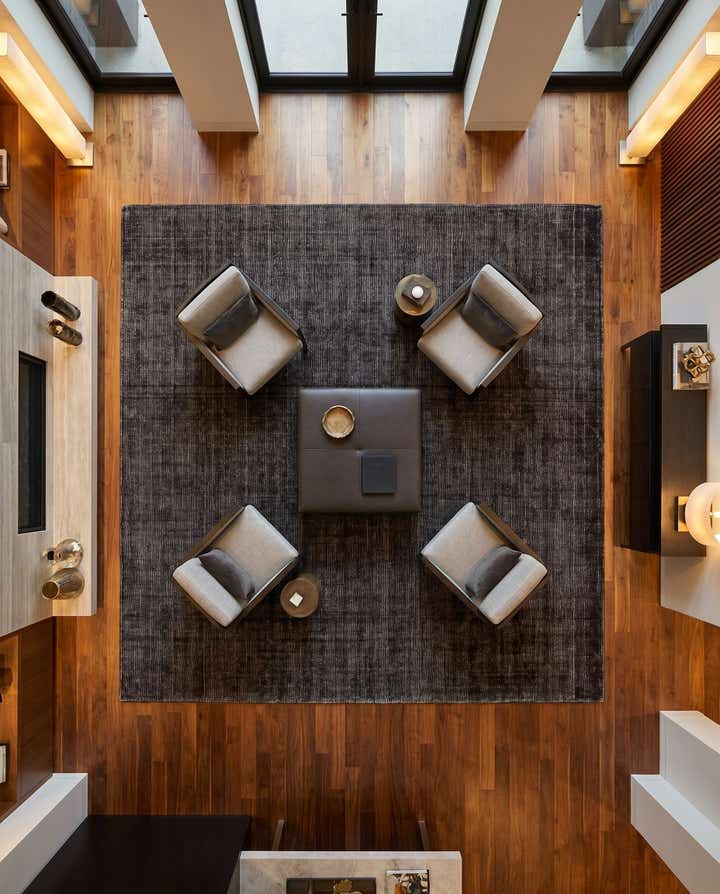 12' x 12' WoolCraft Geometric Square Rug