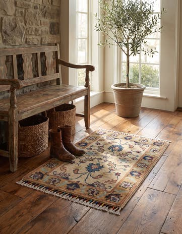 1' 10 x 2' 9 Hand Knotted Ariana Ziegler Rug