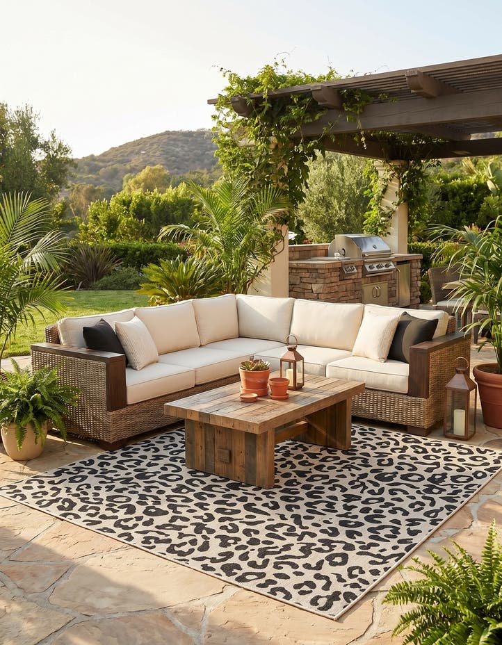 10' x 10' Easy-Clean Safari Indoor / Outdoor...