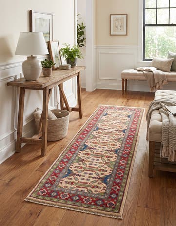 2' x 6' Hand Knotted Kazak Runner Rug