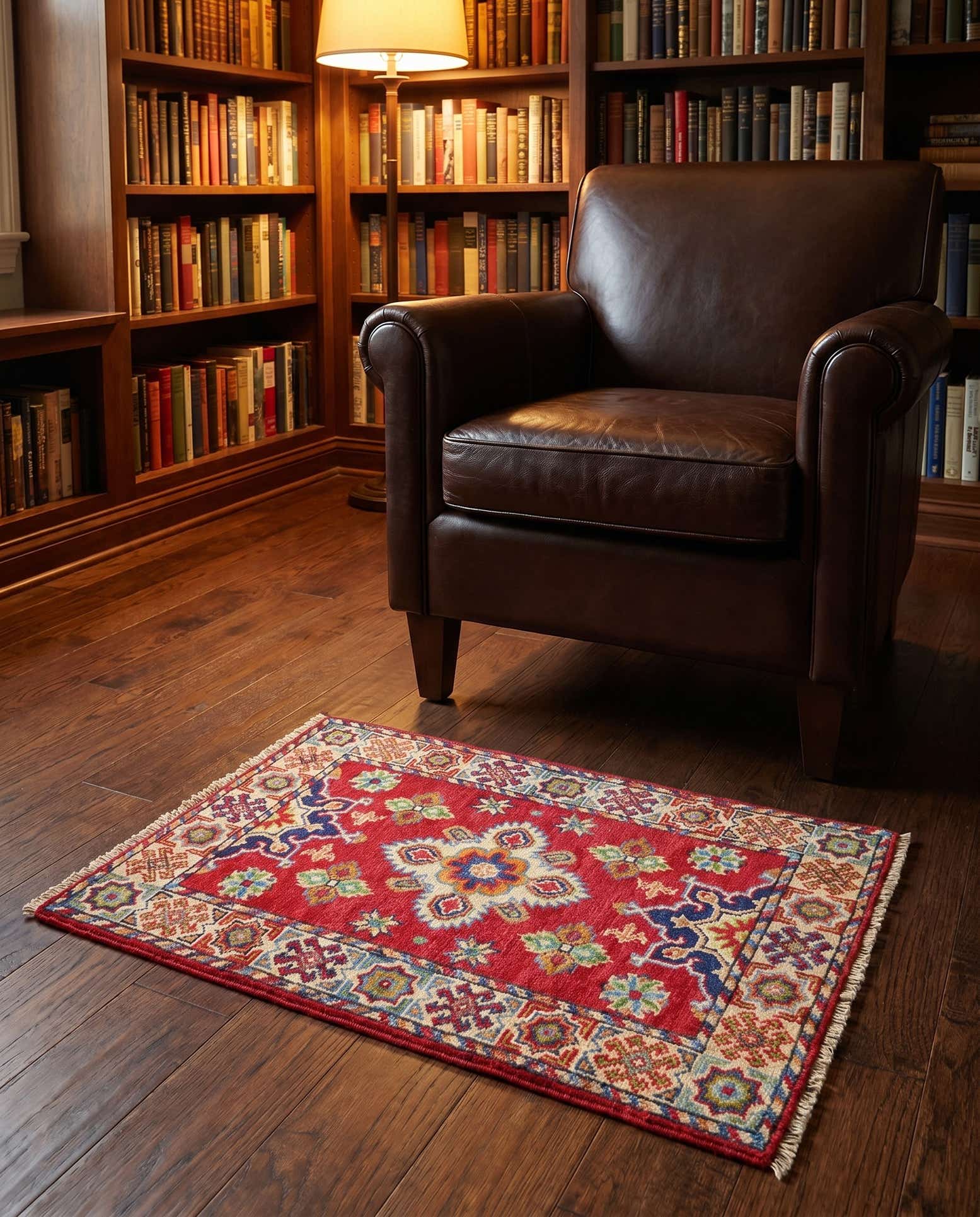 2' x 3' 2 Hand Knotted Kazak Rug