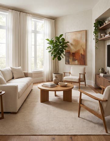 Beige Hand Woven Geo Trellis Flatweave Rug