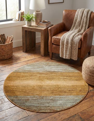 3' x 3' Kashkuli Gabbeh Round Rug