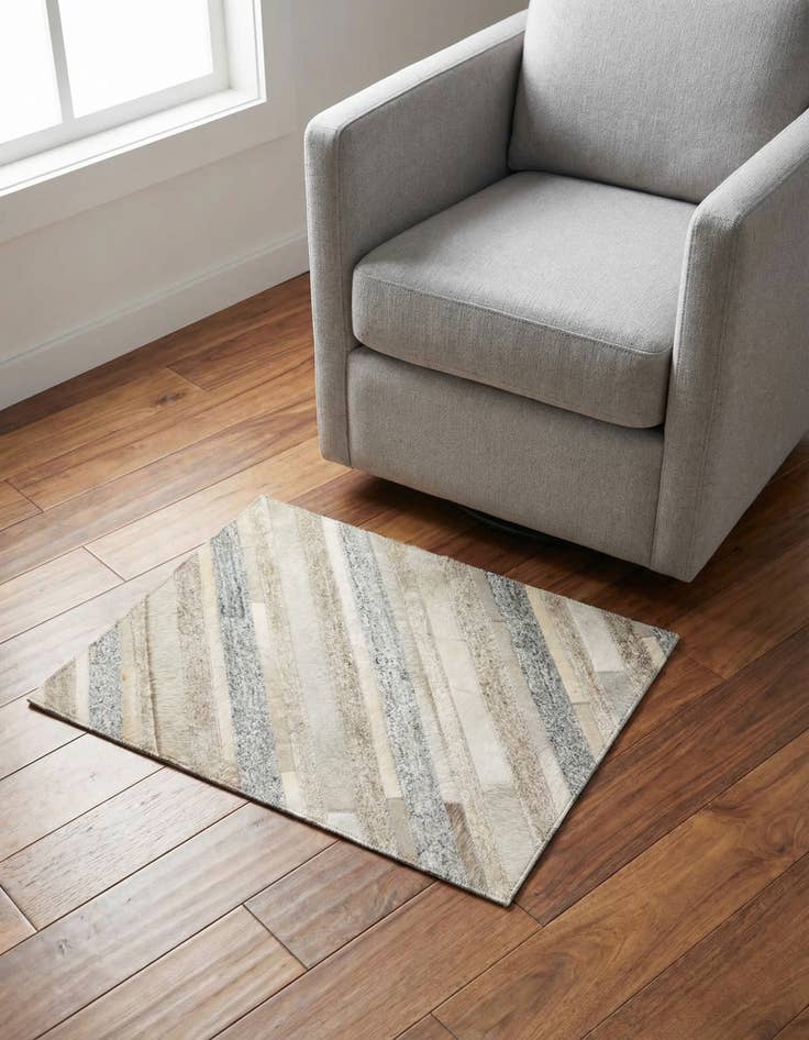 Detail image of 2' 1 x 3' Cowhide Rug