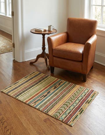 2' 9 x 3' 9 Hand Knotted Modern Ziegler Rug