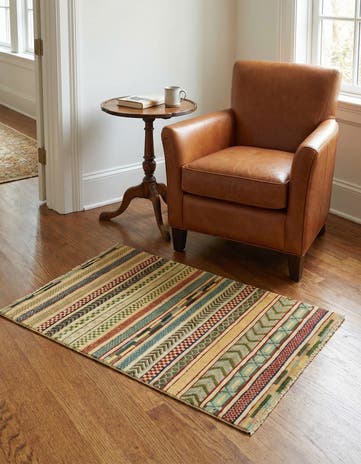 2' 9 x 3' 9 Hand Knotted Modern Ziegler Rug