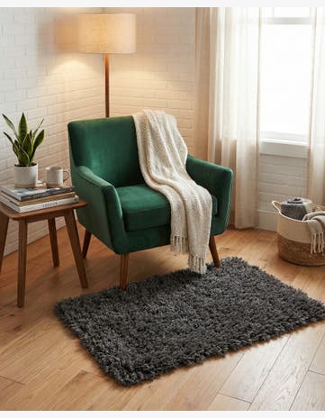 Slate Marilyn Monroe™ Shag Rug