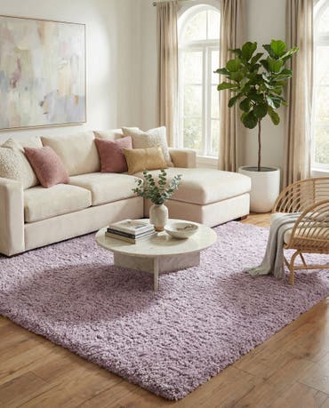  8' x 8' Infinity Shag Square Rug