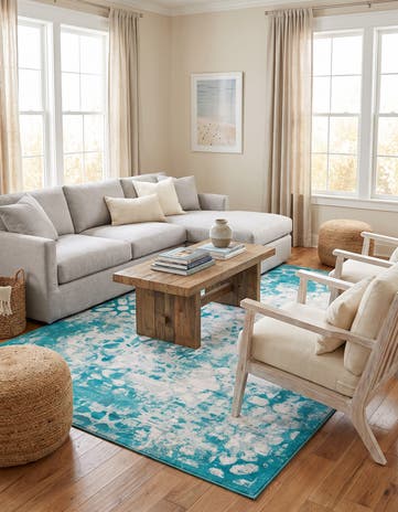 Turquoise Monaco Rug